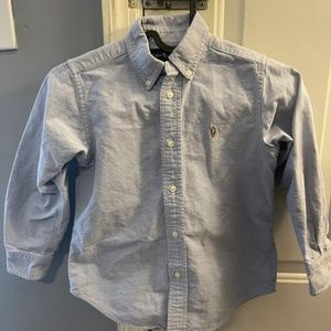 Polo Ralph Lauren blue long Sleeve dress shirt size 5